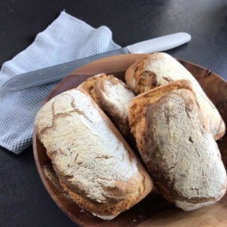 fluffig krosse Johgurtbrote ohne Gehzeit